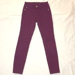BURGUNDY PANTS